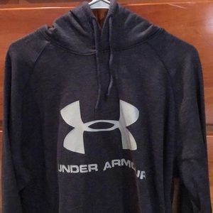 Navy blue under armour hoodie.